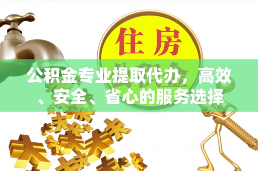 固原公积金专业提取代办，高效、安全、省心的服务选择