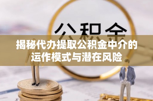 固原揭秘代办提取公积金中介的运作模式与潜在风险