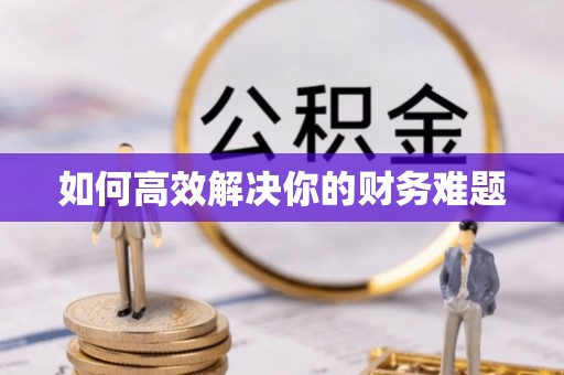 固原如何高效解决你的财务难题