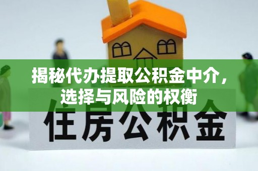 固原揭秘代办提取公积金中介，选择与风险的权衡