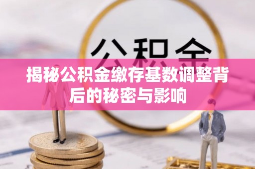 固原揭秘公积金缴存基数调整背后的秘密与影响