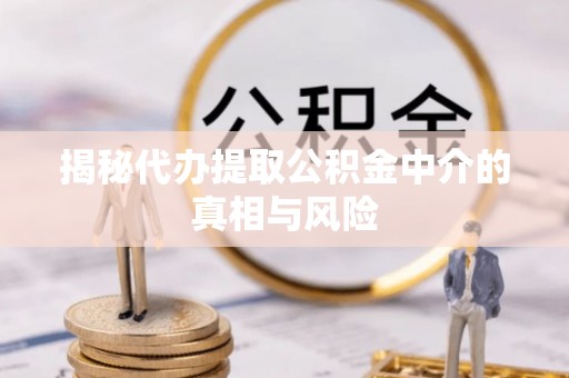 固原揭秘代办提取公积金中介的真相与风险