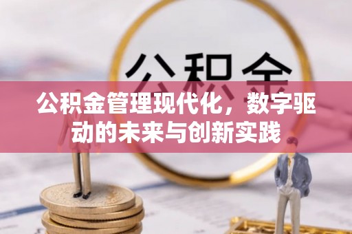 固原公积金管理现代化，数字驱动的未来与创新实践