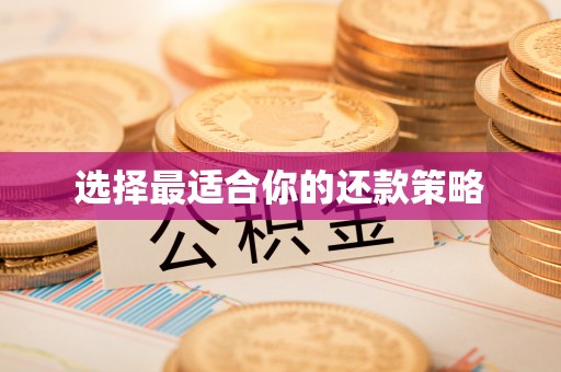 固原选择最适合你的还款策略
